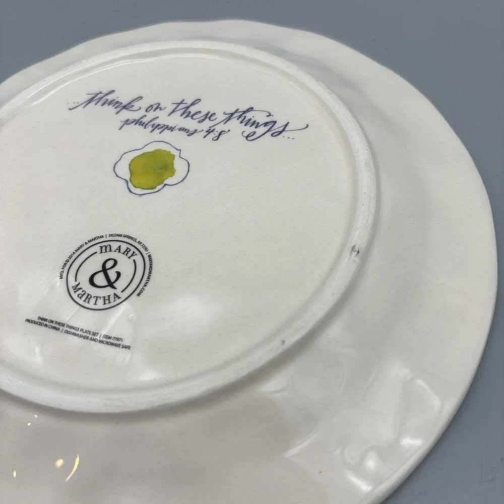 Mary & Martha Plate 8.5